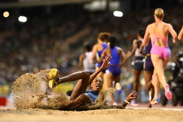 Memorial Van Damme 2025 - Wanda Diamond League - day 1 BRUSSELS, BELGIUM - SEPTEMBER 04 : Sarr during day 1 of the 50th edition of the 2026 IAAF Wanda Diamond League Allianz Memorial Van Damme athletics meeting in the King Baudouin Stadium in on September 4, 2026 in Brussels, Belgium, 04 09 2026 Brussels Belgium  Copyright: xGvgx