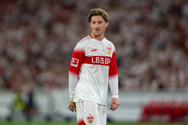 Angelo Stiller (VfB Stuttgart, 06), VfB Stuttgart vs. 1. FC Koeln, Fussball, 1. Bundesliga, 02. Spieltag, 04.09.2026 DFB regulations prohibit any use of photographs as image sequences and or quasi-video Stuttgart Baden-Wuerttemberg Deutschland *** Angelo Stiller, VfB Stuttgart, 06, VfB Stuttgart vs. 1. FC Köln, soccer, Bundesliga 1, Matchday 2, September 4, 2026. DFB regulations prohibit any use of photographs as image sequences and or quasi-video. Stuttgart, Baden-Württemberg, Germany Copyright: xkolbert-press PhilipxZieglerx