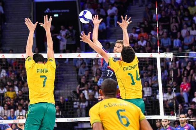 VOLLEYBALL : France vs Bresil - Match amical - 04 09 2026 Trevor Clevenot (France) ParisFrance  Copyright: xBaptistexAutissierx