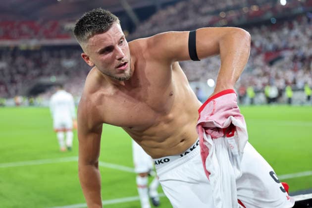 Ermedin Demirovic (VfB Stuttgart, 09) nach dem Spiel , Deutschland, Fussball, 1. Bundesliga, 2.Spieltag, 2026 2027, VfB Stuttgart vs. 1.FC Köln, 04.09.2026, Stuttgart MHP Arena Deutschland *** Ermedin Demirovic, VfB Stuttgart, 09 after the game, Germany, soccer, Bundesliga 1, Matchday 2, 2026–2027, VfB Stuttgart vs. 1. FC Köln, September 4, 2026, Stuttgart MHP Arena, Germany Copyright: xGrantxHubbsx