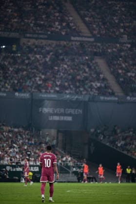 ESP: Real Betis Balompie vs Real Madrid - La Liga EA Sports SEVILLA, SPAIN - SEPTEMBER 4: Kylian MbappÃ of Real Madrid CF during the match between Real Betis BalompiÃ and Real Madrid of La Liga EA Sports on September 4, 2026 at La Cartuja Stadium in Sevilla, Spain. (Photo by Samuel Carreno) Sevilla Sevilla Sevilla Spain Copyright: xSamuelxCarrenox samcargad_040926_105-21