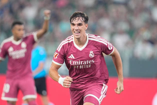 September 4, 2026, Sevilla, Sevilla, Spain: Carlos Espi of Real Madrid CF celebrates after scoring his team s first goal later disallowed by VAR during the Spanish league, LaLiga EA Sports, football match played between Real Betis and Real Madrid at La Cartuja stadium on September 4, 2026, in Sevilla, Spain. Real Betis V Real Madrid - LaLiga EA Sports  - ZUMAa181 20260904_zaa_a181_184 Copyright: xJoaquinxCorcherox