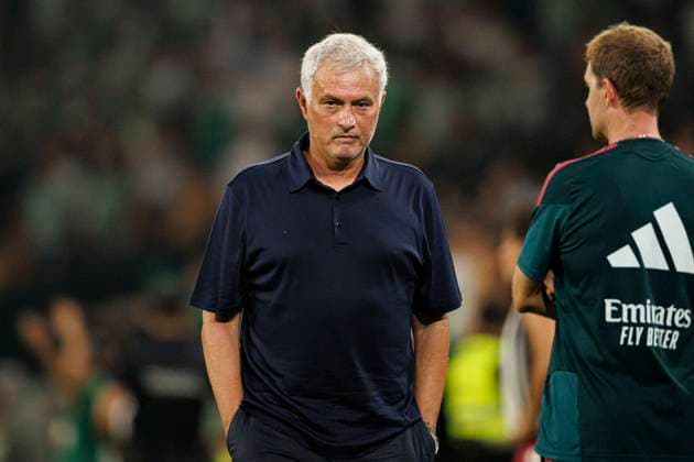 September 4, 2026, Seville, Spain: Head Coach Jose Mourinho (Real Madrid) seen in action during LaLiga EA SPORTS 2026 2027 game between teams of Real Betis Balompie and Real Madrid.Final Score: Real Betis Balompie 1-0 Real Madrid LaLiga EA SPORTS 2026 2027 - Real Betis Balompie And Real Madrid: Betis, Spain - 04 Sep 2026  - ZUMAs197 20260904_aaa_s197_368 Copyright: xMaciejxRogowskix