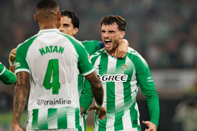 September 4, 2026, Seville, Spain: Troy Parrott (Real Betis Balompie) seen in action celebrating after scoring goal during LaLiga EA SPORTS 2026 2027 game between teams of Real Betis Balompie and Real Madrid.Final Score: Real Betis Balompie 1-0 Real Madrid Seville Spain - ZUMAs197 20260904_aaa_s197_378 Copyright: xMaciejxRogowskix