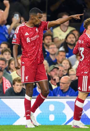 04 September 2026 - Ipswich Town v Liverpool - Premier League - Portman Road - Ipswich. Ipswich Town v Liverpool - Premier League - Portman Road - Ipswich. Alexander Isak celebrates scoring his first goal. Picture : Mark Pain Ipswich England  Copyright: xMarkxPainx