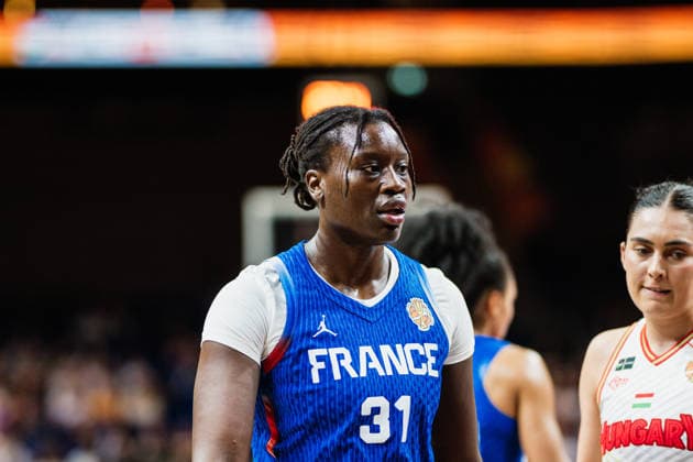 FIBA Women™s Basketball World Cup 2026: Ungarn vs. Frankreich, 04.09.2026 Aminata Gueye (Frankreich, 31); Basketball, FIBA Womens Basketball World Cup 2026, Gruppenphase, Gruppe B, 1. Spieltag: Ungarn vs. Frankreich am 04.09.2026 in der Uber Arena, Berlin Copyright: xBEAUTIFULxSPORTS Tonhäuserx