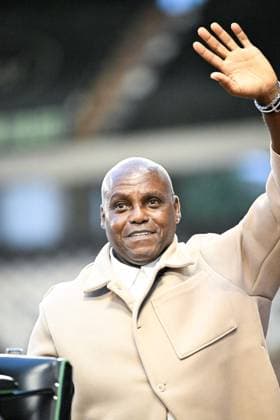 Carl Lewis pictured at the 50th edition of the Memorial Van Damme Diamond League athletics event in Brussels, Friday 4 September 2026. ELIASxROM  x185285300x