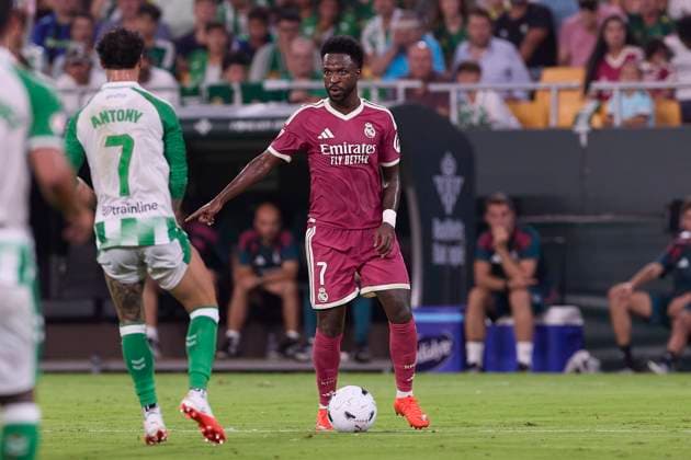 September 4, 2026, Seville, Spain: Vinicius Junior (Real Madrid CF) is seen in action during the LaLiga EA SPORTS 2026 2027 match between Real Betis Balompie and Real Madrid CF.Final score: Real Betis Balompie 1-0 Real Madrid CF LaLiga EA SPORTS 2026 2027 - Real Betis Balompie And Real Madrid CF In Seville, Spain - 04 Sep 2026  - ZUMAs197 20260904_aaa_s197_439 Copyright: xFedericoxTitonex