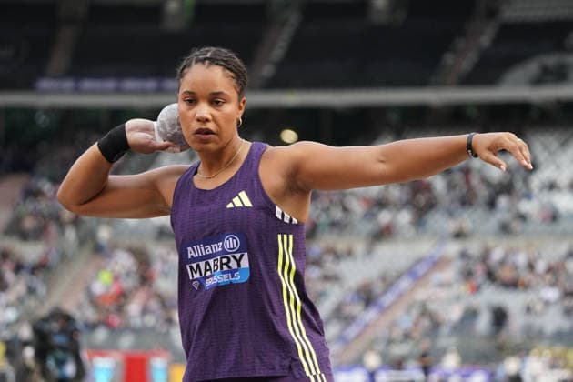 Brussel, Leichtathletik, athletics, Wanda Diamond League Final Brussels 2026 Allianz Memorial van Damme 04-05.09.2026, Boudewijnstadion, Brussel, Kugelstossen Frauen Yemisi Mabry, Deutschland, *** Brussels, Track and Field, Athletics, Wanda Diamond League Final Brussels 2026 Allianz Memorial van Damme May 4, 5, and 9, 2026, Boudewijn Stadium, Brussels, Women s Shot Put: Yemisi Mabry, Germany,