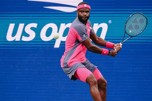 US Open tennis tournament - Day 6 Frances Tiafoe of the USA in action against Valentin Vacherot of Monaco during the Men™s Singles third round of the US Open Tennis Championship in Flushing Meadows, New York, USA, 04 September 2026. FLUSHING MEADOWS NEW YORK United States  Copyright: xOLGAxFEDOROVAx