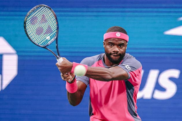 US Open tennis tournament - Day 6 Frances Tiafoe of the USA in action against Valentin Vacherot of Monaco during the Men™s Singles third round of the US Open Tennis Championship in Flushing Meadows, New York, USA, 04 September 2026. FLUSHING MEADOWS NEW YORK United States  Copyright: xOLGAxFEDOROVAx