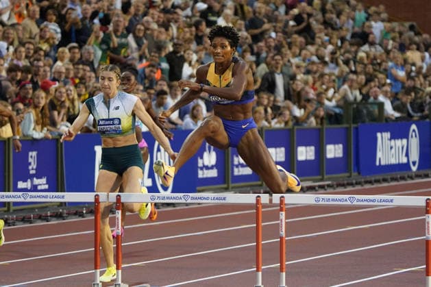 Brussel, Leichtathletik, athletics, Wanda Diamond League Final Brussels 2026 Allianz Memorial van Damme 04-05.09.2026, Boudewijnstadion, Brussel, 400m hürden frauen, 400m hurdles women anna cockrell usa *** Brussels, Track and Field, Athletics, Wanda Diamond League Final Brussels 2026 Allianz Memorial van Damme May 4, 5, and 9, 2026, Boudewijn Stadium, Brussels, Women’s 400m Hurdles, Anna Cockrell (USA)