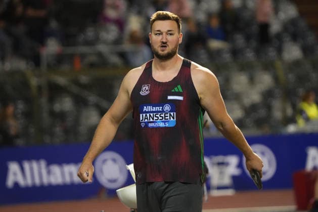 Brussel, Leichtathletik, athletics, Wanda Diamond League Final Brussels 2026 Allianz Memorial van Damme 04-05.09.2026, Boudewijnstadion, Brussel, Diskuswurf Henrik Janssen, Deutschland *** Brussels, Track and Field, Athletics, Wanda Diamond League Final Brussels 2026 Allianz Memorial van Damme May 4, 5, and 9, 2026, Boudewijn Stadium, Brussels, Discus Throw Henrik Janssen, Germany