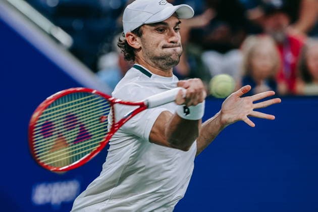 US Open tennis tournament - Day 6 Valentin Vacherot of Monaco in action against Frances Tiafoe of the USA during the Men™s Singles third round of the US Open Tennis Championship in Flushing Meadows, New York, USA, 04 September 2026. FLUSHING MEADOWS NEW YORK United States  Copyright: xOLGAxFEDOROVAx