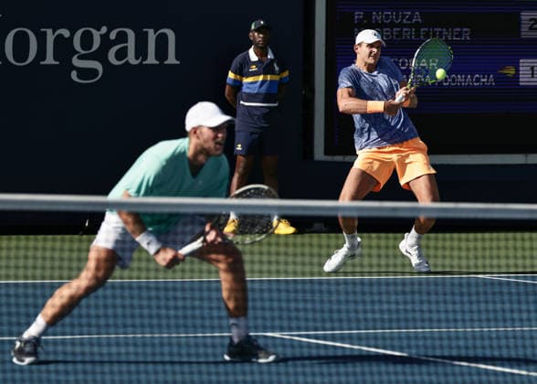 Petr Nouza, Neil Oberleitner, Herren Doppel, Men s Doubles, US Open Championships, Billie Jean King National Tennis Center, Flushing Meadows, New York, USA . *** Petr Nouza, Neil Oberleitner, Men s Doubles, US Open Championships, Billie Jean King National Tennis Center, Flushing Meadows, New York, USA Copyright: xJuergenxHasenkopfx