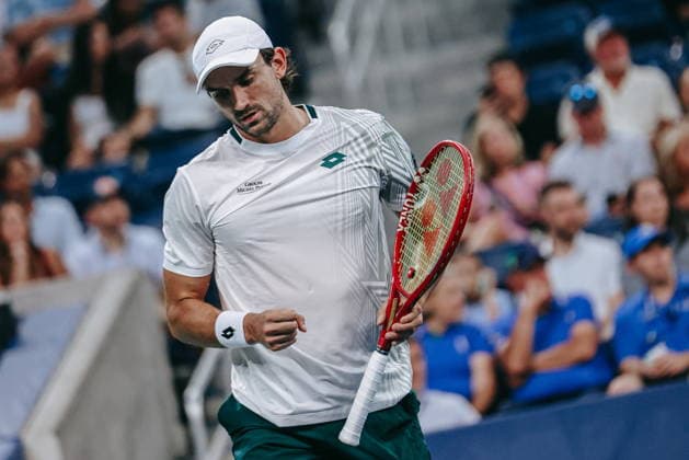 US Open tennis tournament - Day 6 Valentin Vacherot of Monaco reacts in a match against Frances Tiafoe of the USA during the Men™s Singles third round of the US Open Tennis Championship in Flushing Meadows, New York, USA, 04 September 2026. FLUSHING MEADOWS NEW YORK United States  Copyright: xOLGAxFEDOROVAx