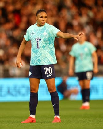 London City Lionesses v Manchester United, ManU 04 September 2026, London - Women s Super League - London City Lionesses v Manchester United - Delphine Cascarino of London City Lionesses - Photo: Jacques Feeney Offside. London UK Copyright: xJacquesxFeeneyx xOffsidexOffside