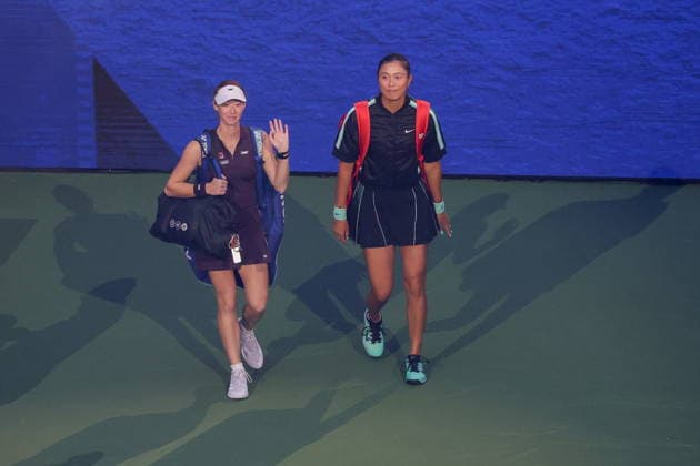 US Open tennis tournament - Day 6 Hao-Ching Chan (R) of Taiwan and Maya Joint (L) of Australia enter the court before their Women s Doubles first round match against Serena Williams and Venus Williams of the USA during the US Open Tennis Championship at the USTA Billie Jean King National Tennis Center in Flushing Meadows, New York, USA, 03 September 2026. The 2026 US Open tournament runs from 23 August through 13 September. FLUSHING MEADOWS NEW YORK United States  Copyright: xCRISTOBALxHERRERA-ULASHKEVICHx