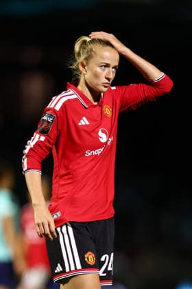 London City Lionesses v Manchester United, ManU 04 September 2026, London - Women s Super League - London City Lionesses v Manchester United - Lea Schuller of Manchester United - Photo: Jacques Feeney Offside. London UK Copyright: xJacquesxFeeneyx xOffsidexOffside