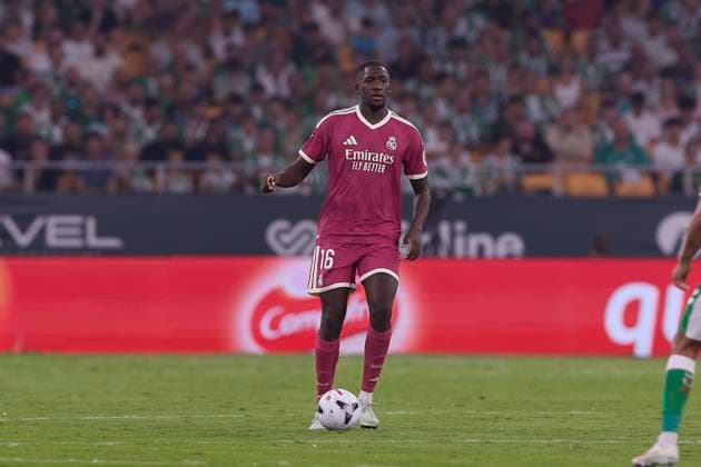 LaLiga EA SPORTS 2026 2027 - Real Betis Balompie and Real Madrid CF in Seville, Spain - 04 Sep 2026 Ibrahima Konate (Real Madrid CF) is seen in action during the LaLiga EA SPORTS 2026 2027 match between Real Betis Balompie and Real Madrid CF Final score: Real Betis Balompie 1-0 Real Madrid CF Seville Spain Copyright: xFedericoxTitonex xSOPAxImagesx Federico-Titone-1446836
