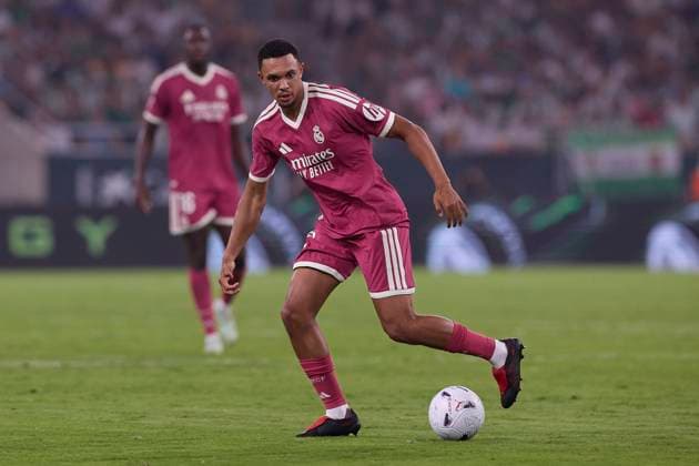 LaLiga EA SPORTS 2026 2027 - Real Betis Balompie and Real Madrid CF in Seville, Spain - 04 Sep 2026 Trent Alexander-Arnold (Real Madrid CF) is seen in action during the LaLiga EA SPORTS 2026 2027 match between Real Betis Balompie and Real Madrid CF Final score: Real Betis Balompie 1-0 Real Madrid CF Seville Spain Copyright: xFedericoxTitonex xSOPAxImagesx Federico-Titone-1446846