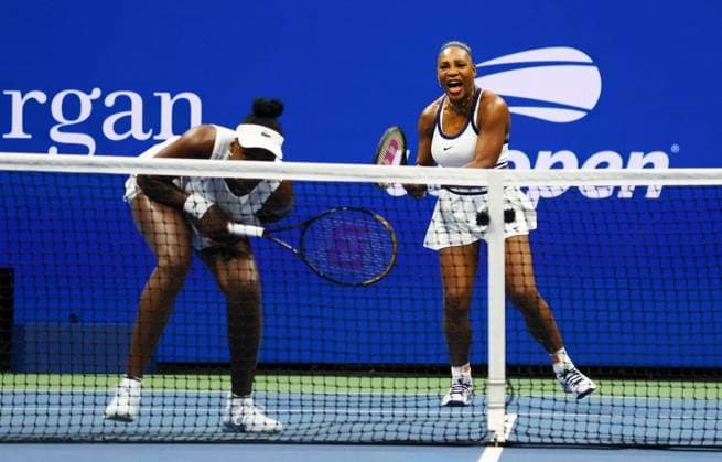 Venus and Serena Williams in first round doubles action 2026 US Open, Day Six, USTA Billie Jean King National Tennis Center, New York, USA - 04 Sep 2026New York USTA Billie Jean King National T New York (NY) United States of America EDITORIAL USE ONLY No use with unauthorised audio, video, data, fixture lists, club league logos or live services. Online in-match use limited to 120 images, no video emulation. No use in betting, games or single club league player publications.  Copyright: xJavierxGarcia Shutterstockx 17133421bj