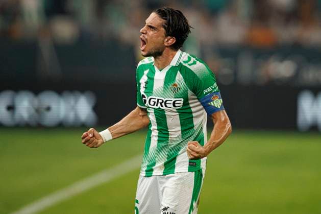 LaLiga EA SPORTS 2026 2027 - Real Betis Balompie and Real Madrid: Betis, Spain - 04 Sep 2026 Marc Bartra (Real Betis Balompie) seen in action celebrating during LaLiga EA SPORTS 2026 2027 game between teams of Real Betis Balompie and Real Madrid Final Score: Real Betis Balompie 1-0 Real Madrid Seville Spain Copyright: xMaciejxRogowskix xSOPAxImagesx Maciej-Rogowski-1446770
