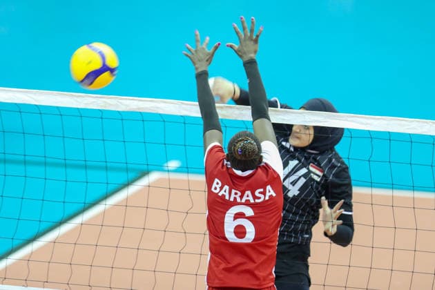 NAIROBI, KENYA - September 5: Barasa Belinda Nanjata, Kenya and Abdelmaguid May during the 2026 CAVB Women s African Nations Volleyball Championship between Egypt and Kenya on September 5, 2026 in Nairobi, Kenya. Photo by Chris Omollo Copyright: xx