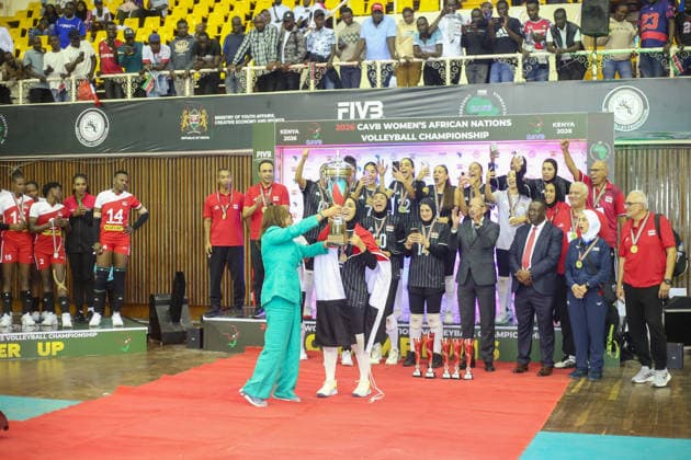 NAIROBI, KENYA - September 5: Egypt during the 2026 CAVB Women s African Nations Volleyball Championship between Egypt and Kenya on September 5, 2026 in Nairobi, Kenya. Photo by Chris Omollo Copyright: xx