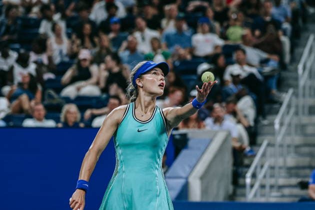 US Open tennis tournament - Day 6 Anna Kalinskaya of Russia in action against Elina Svitolina of Ukraine during the Women™s Singles third round of the US Open Tennis Championship in Flushing Meadows, New York, USA, 04 September 2026. FLUSHING MEADOWS NEW YORK United States  Copyright: xOLGAxFEDOROVAx