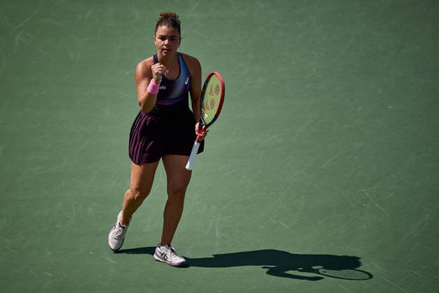 September 4, 2026, New York, New York, United States of America: Jasmine Paolini of Italy reacts with clenched fist during the 2026 US Open - Tennis Championships Tennis 2026: US Open - Tennis Championships: 3rd RD: CIRSTEA 6:3 6:3 PAOLINI  - ZUMAs343 20260904_zsp_s343_048 Copyright: xMathiasxSchulzx