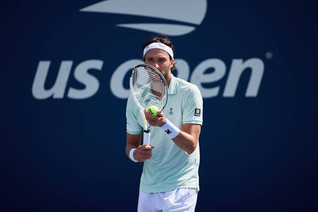 September 4, 2026, New York, New York, United States of America: Arthur Rinderknech of France serves during the 2026 US Open - Tennis Championships Tennis 2026: US Open - Tennis Championships: 3rd RD: MEDVEDEV 6:4 6:4 6:4 RINDERKNECH  - ZUMAs343 20260904_zsp_s343_064 Copyright: xMathiasxSchulzx