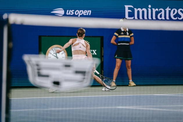 US Open tennis tournament - Day 6 Elena Svitolina of Ukraine in a match against Anna Kalinskaya during the Women™s Singles round 3 of the US Open Tennis Championship at the USTA Billie Jean King National Tennis Center in Flushing Meadows, New York, USA, 04 September 2026. The 2026 US Open tournament runs from 23 August through 13 September. FLUSHING MEADOWS NEW YORK United States  Copyright: xOLGAxFEDOROVAx
