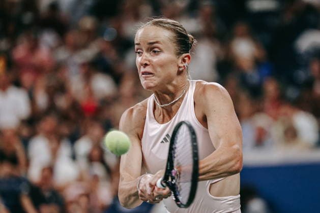 US Open tennis tournament - Day 6 Elina Svitolina of Ukraine in action against Anna Kalinskaya of Russia during the Women™s Singles third round of the US Open Tennis Championship in Flushing Meadows, New York, USA, 04 September 2026. FLUSHING MEADOWS NEW YORK United States  Copyright: xOLGAxFEDOROVAx