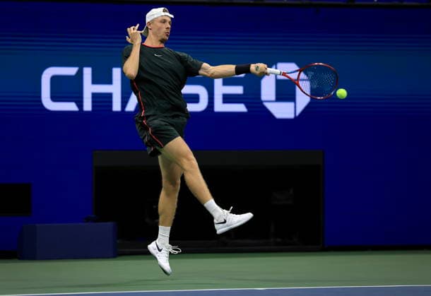 US Open tennis tournament - Day 6 Denis Shapovalov of Canada in action against Ben Shelton of the USA during their Men s Singles third round match at the US Open Tennis Championships in the USTA Billie Jean King National Tennis Center in Flushing Meadows, New York, USA, 04 September 2026. The 2026 US Open tennis tournament runs from 23 August to 13 September. FLUSHING MEADOWS NEW YORK United States  Copyright: xCRISTOBALxHERRERA-ULASHKEVICHx