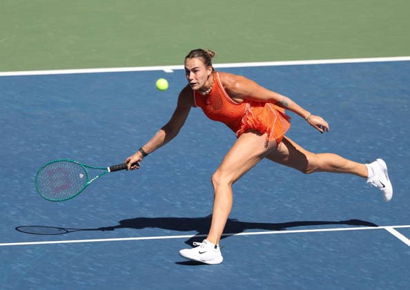 September 5, 2026, New York City, New York, USA: ARYNA SABALENKA during the match against K. Rakhimova of Uzbekistan in the third round of Grand Slam tournament US Open. New York, USA. Sabalenka won 6:3, 6:4. New York City USA - ZUMAc278 20260905_zsp_c278_017 Copyright: xMarcinxCholewinskix