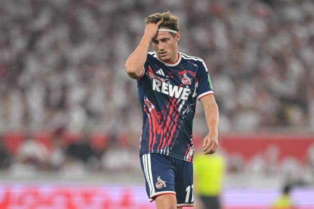 Alessio Castro-Montes (1.FC Koeln) enttaeusscht waehrend des spiels der 1. Bundesliga zwischen VfB Stuttgart und 1. FC Koeln, MHPArena am 04. September 2026 in Stuttgart, Deutschland. (Foto von Harry Langer DeFodi Images) +++ Alessio Castro-Montes (1.FC Koeln) looks dejected during the Bundesliga match between VfB Stuttgart and 1. FC Koeln at MHPArena on September 4, 2026 in Stuttgart, Germany. (Photo by Harry Langer DeFodi Images) DFB DFL REGULATIONS PROHIBIT ANY USE OF PHOTOGRAPHS AS IMAGE SEQUENCES AND OR QUASI-VIDEO. (Photo by Harry Langer DeFodi Images) DFB DFL REGULATIONS PROHIBIT ANY USE OF PHOTOGRAPHS AS IMAGE SEQUENCES AND OR QUASI-VIDEO. - *** Alessio Castro Montes of 1 FC Köln looks dejected during the Bundesliga match between VfB Stuttgart and 1 FC Köln, MHPArena on September 4, 2026, in Stuttgart, Germany. Photo by Harry Langer, DeFodi Images. Alessio Castro Montes of 1 FC Köln looks dejected during the Bundesliga match between VfB Stuttgart and 1 FC Köln at MHPArena on September 4, 2026, in Stuttgart, Germany. Photo by Harry Langer, DeFodi Images. DFB and DFL regulations prohibit any use of photographs as image sequences and or quasi-video. Photo by Harry Langer, DeFodi Images. DFB and DFL regulations prohibit any use of photographs as imSEQUENCES AND OR QUASI-VIDEO