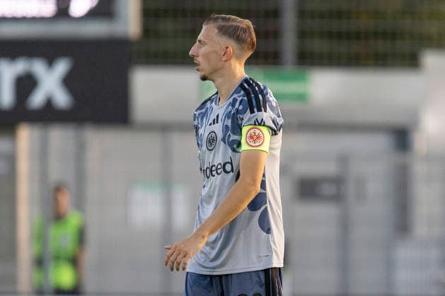 Regionalliga Südwest: Eintracht Frankfurt II - FC-Astoria Walldorf, 04.09.2026 Nico Ochojski (Eintracht Frankfurt II 29), Freisteller, Portrait Porträt, Eintracht Frankfurt II - FC-Astoria Walldorf, Dreieich, Maxworx Sportpark, 4.9.2026 Copyright: xBEAUTIFULxSPORTS Gawlikx