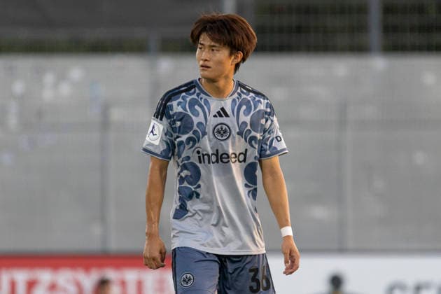 Regionalliga Südwest: Eintracht Frankfurt II - FC-Astoria Walldorf, 04.09.2026 Keito Kumashiro (Eintracht Frankfurt II 36), Freisteller, Portrait Porträt, Eintracht Frankfurt II - FC-Astoria Walldorf, Dreieich, Maxworx Sportpark, 4.9.2026 Copyright: xBEAUTIFULxSPORTS Gawlikx
