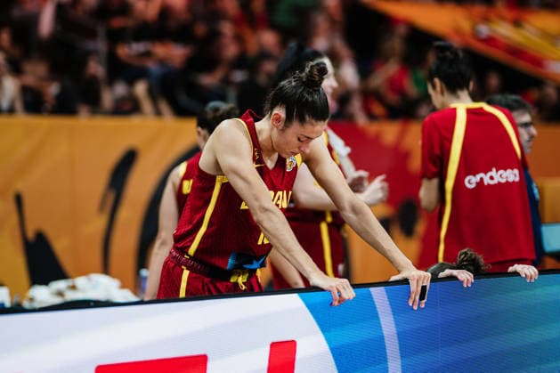 FIBA Women™s Basketball World Cup 2026: Mali vs. Spanien, 05.09.2026 Maria Conde (Spanien, 10) enttäuscht; Basketball, FIBA Women™s Basketball World Cup 2026, Gruppenphase, Gruppe A, 2. Spieltag: Mali vs. Spanien am 05.09.2026 in der Max-Schmeling-Halle, Berlin Copyright: xBEAUTIFULxSPORTS Tonhäuserx