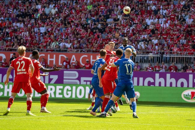 05.09.2026, xdaymx, Fussball 2.Bundesliga, 1.FC Kaiserslautern - SV Darmstadt 98. Gefährliche Situation im Strafraum von Darmstadt. Kaiserslautern *** September 5, 2026, xdaymx, Soccer, 2. Bundesliga, 1. FC Kaiserslautern vs. SV Darmstadt 98: Dangerous situation in Darmstadt s penalty area—Kaiserslautern