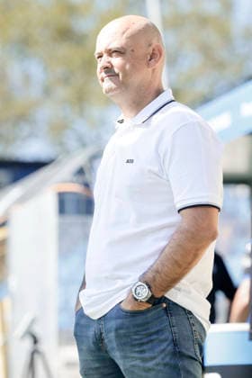 05.09.2026, xhettx, Fussball 3.Liga, SV Waldhof Mannheim - SC Verl v.l. Rui Mota (SV Waldhof Mannheim, Trainer)