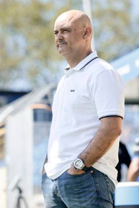 05.09.2026, xhettx, Fussball 3.Liga, SV Waldhof Mannheim - SC Verl v.l. Rui Mota (SV Waldhof Mannheim, Trainer)