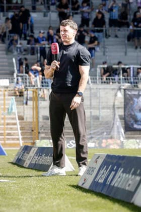 05.09.2026, xhettx, Fussball 3.Liga, SV Waldhof Mannheim - SC Verl v.l. Magenta TV