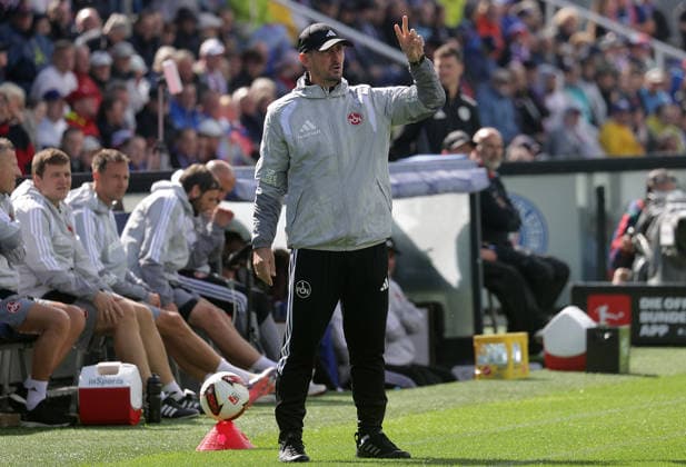 Trainer Miroslav Klose (1.FC Nuernberg) Fussball, Herren, Saison 2026 2027, 2.BL, Holstein Stadion, Holstein Kiel gegen 1.FC Nuernberg DFL REGULATIONS PROHIBIT ANY USE OF PHOTOGRAPHS AS IMAGE SEQUENCES AND OR QUASI-VIDEO. *** Coach Miroslav Klose, 1. FC Nuremberg Soccer, Men s Team, 2026–2027 Season, 2. Bundesliga, Holstein Stadium, Holstein Kiel vs. 1. FC Nuremberg DFL REGULATIONS PROHIBIT ANY USE OF PHOTOGRAPHS AS IMAGE SEQUENCES AND OR QUASI-VIDEO