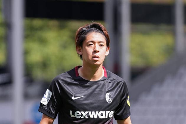 Rihito Yamamoto (SC Freiburg II, 24) , Deutschland, Fussball, Regionalliga Südwest, 5.Spieltag, 2026 2027, SC Freiburg II vs. TSV Steinbach Haiger, 05.09.2026, Dreisamstadion, Freiburg Freiburg Dreisamstadion Baden-Wuerttemberg Deutschland Copyright: xArnexAmbergx