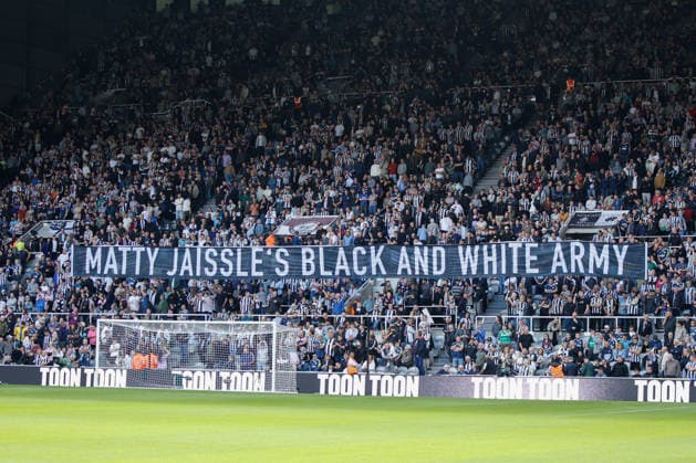 Newcastle United v AFC Bournemouth, Premier League Newcastle display prior to kick off during the Newcastle United v AFC Bournemouth Premier League match at St. James Park, Newcastle Upon Tyne, England on 5 September 2026 Credit: Craig Cowan Every Second Media Editorial use only. All images are copyright Every Second Media Limited. No images may be reproduced without prior permission. All rights reserved. Premier League and Football League images are subject to licensing agreements with Football DataCo Limited. see https: www.football-dataco.com Copyright: xIMAGO EveryxSecondxMediax ESM-2129-0062 CraigxCowanx xEveryxSecondxMediax
