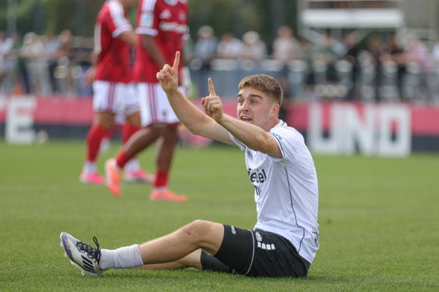 05.09.2026, Fußball, Herren, Saison 2026-2027, Regionalliga Bayern, 7. Spieltag: 1. FC Nürnberg II - FC Schweinfurt 05 Philipp Hack (FC Schweinfurt 05, 07) kann es nicht fassen, Einzelbild Nürnberg Max-Morlock-Platz im Sportpark V Bayern Deutschland