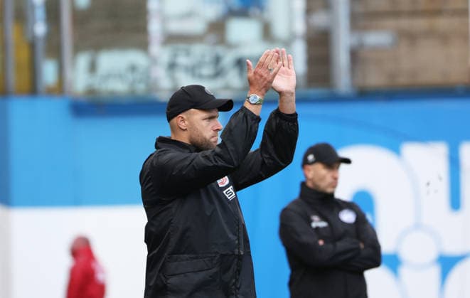 FC Hansa Rostock- Wehen Wiesbaden Rostock, 05.09.2026, Fußball 3.Liga FC Hansa Rostock- Wehen Wiesbaden Trainer Daniel Brinkmann FC Hansa Rostock Rostock Ostseestadion Mecklenburg-Vorpommern Deutschland