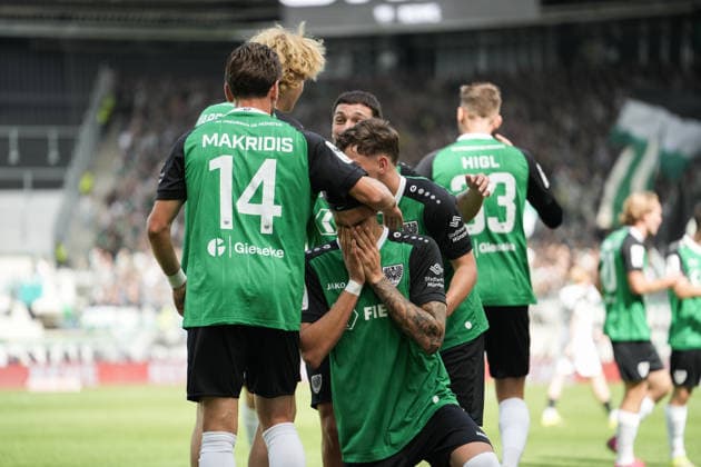 Deutschland: 3. Liga 2026 2027 4. Spieltag, SC Preußen Münster vs TSV Havelse, Samstag, 05.09.2026 LVM-Preußenstadion (Münster, Nordrhein-Westfalen, Deutschland) Torjubel Freude Emotionen Tor zum 1:0 durch Antonio Tikvic (SC Preußen Münster, 4) Tränen, weinen Copyright: xMerlexKölkingx